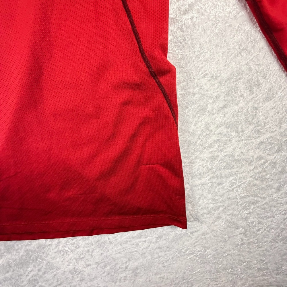 Nike Pro Combat Shirt Mens XXL Red Good Dri-FIT Long Sleeve Fitted Compression - Picture 5 of 11